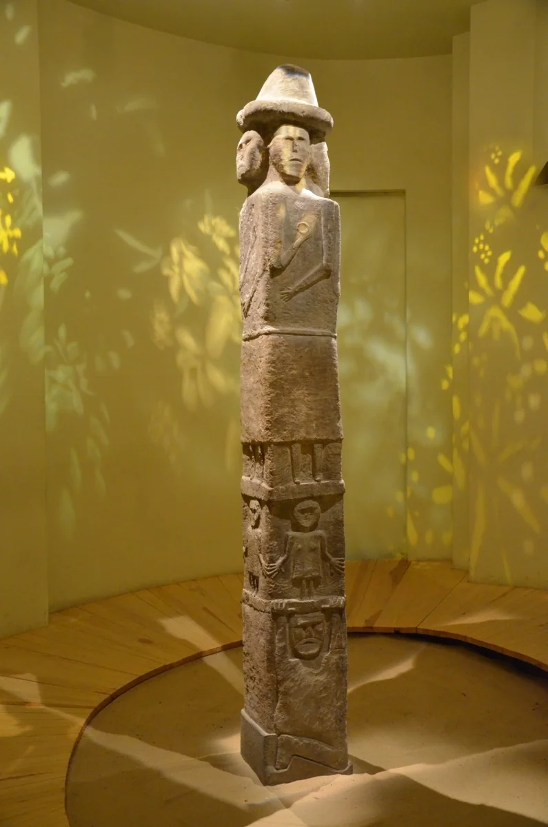 The Zbruch Idol, a carved stone figure often discussed in accounts of Slavic religion, though its interpretation is debated.