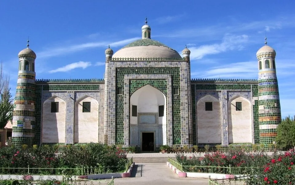 The Afaq Khoja mausoleum in Kashgar, Xinjiang.