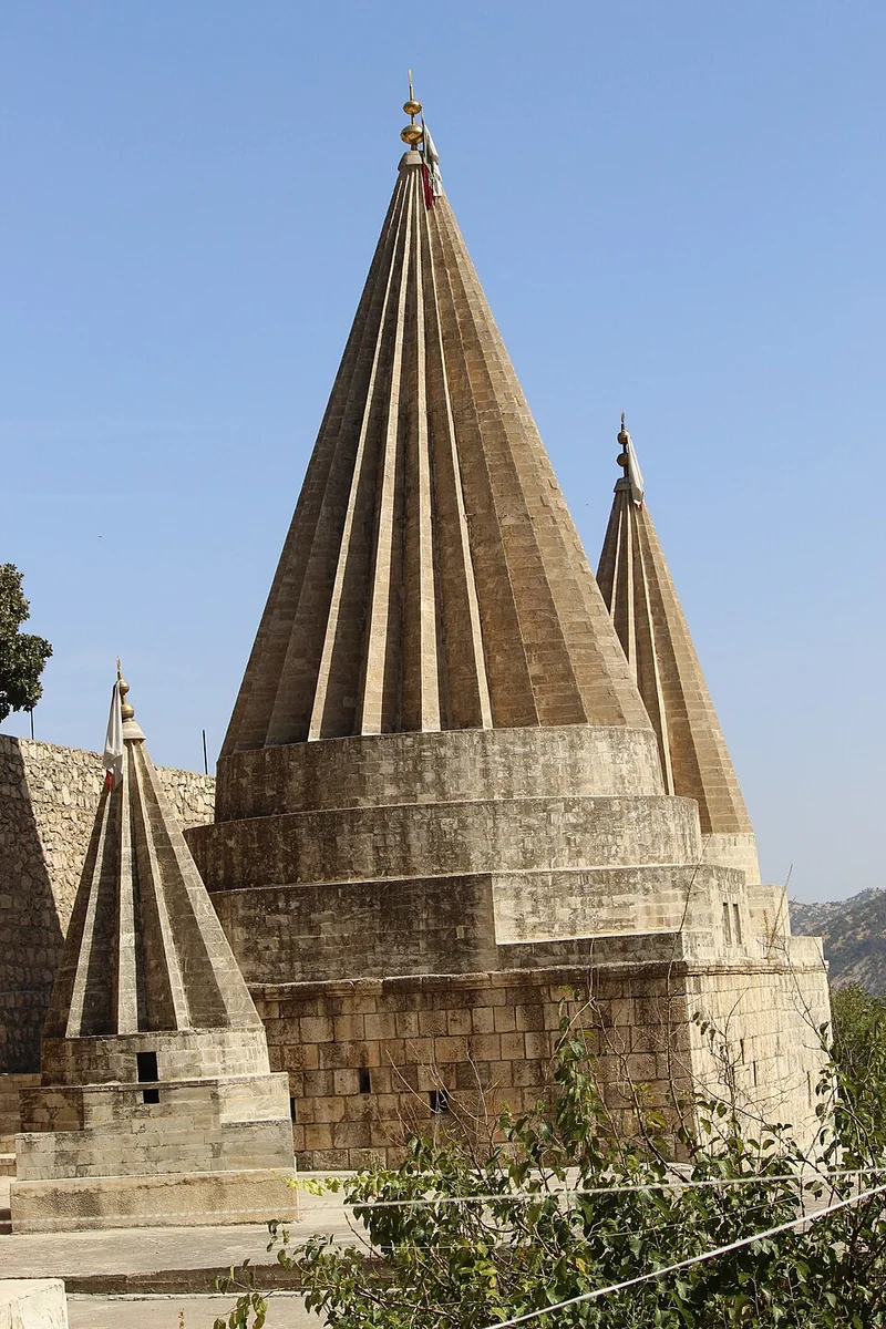 The Yazidi sanctuary of Lalish in northern Iraq.